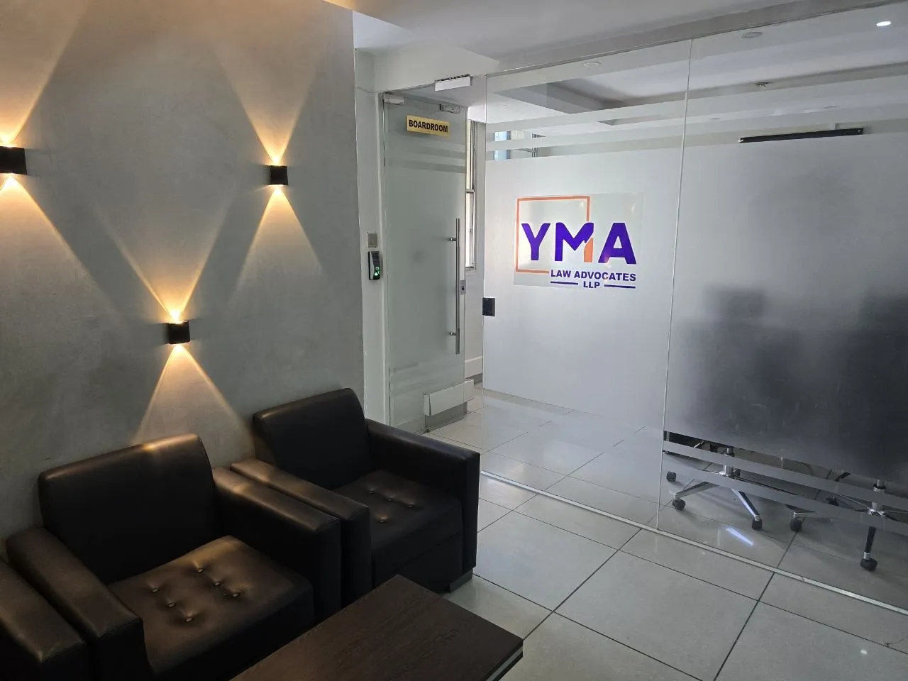 Reception at YMA Law Advocates LLP, Nairobi